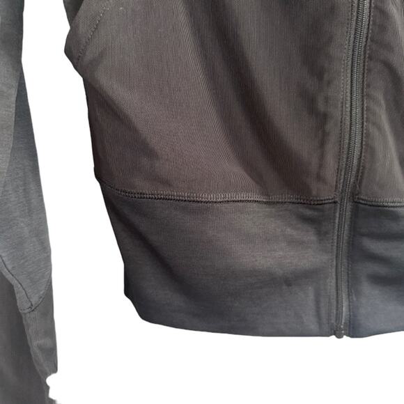 Puma Black Hooded Cropped Lightweight Casual Athletic Jacket Women Sz S - Picture 4 of 12